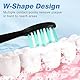 10 Pcs Bürstenköpfe passend für Happybrush VIBE 3 Aufsteckbürsten Ersatzbürsten, Ersatzbürstenkopf passend für Eco VIBE 3 - Schwarz