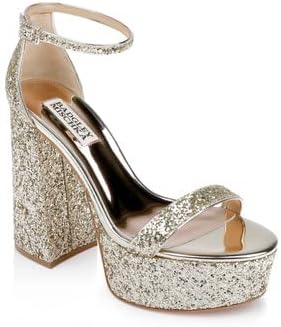 Badgley Mischka Women's Party Heeled Sandal, Silver, 6 | Image 7