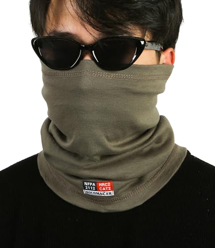 Image of BOCOMAL FR Neck Gaiters Face Mask 7oz Mightweight Flame Resistant Welding Hood NFPA2112 CAT2