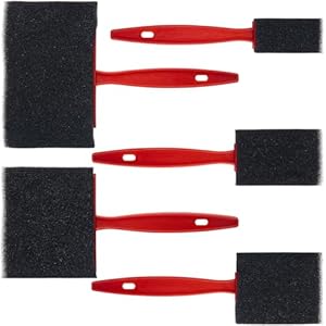 Winsyison 5 x Schaumstoff-Pinsel Set