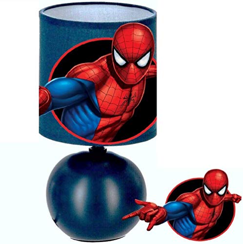 Lampe de chevet SPIDERMAN création artisanale N° 2