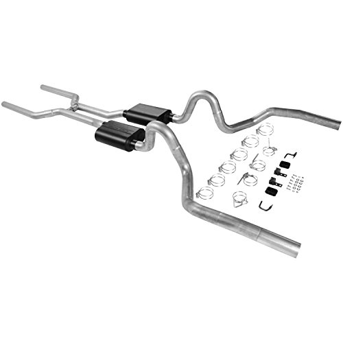 Image of Flowmaster 17200 Header-back System - Dual Rear Exit - American Thunder - Aggressive Sound