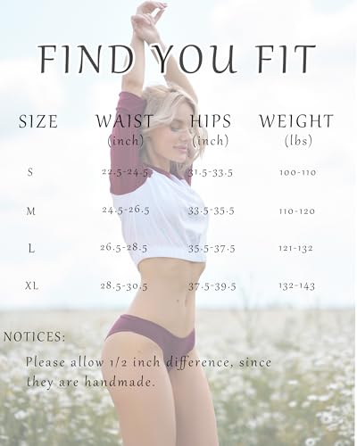 Image of FINETOO Cotton Cheeky Womens Underwear breathable ribbed low rise Bikini