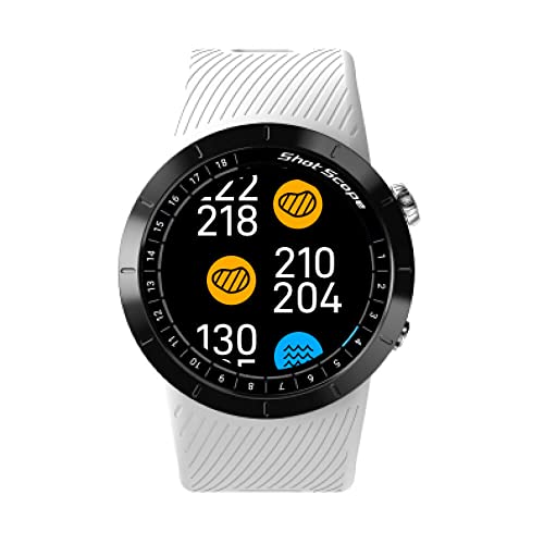 Shot Scope X5 GPS Watch and Shot Tracking System Prestige White - Image 3