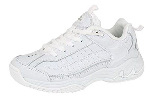 Mirak baskets en toile blanches à lacets taille 32 pour le sport