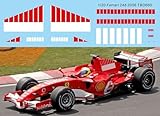 Generisch 1/20 Barcode Decals for Ferrari F1 248 2006 Schumacher Masse TB Decal TBD660