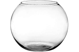 Small Glass Round Vase for Weddings and Perfect Home Decor