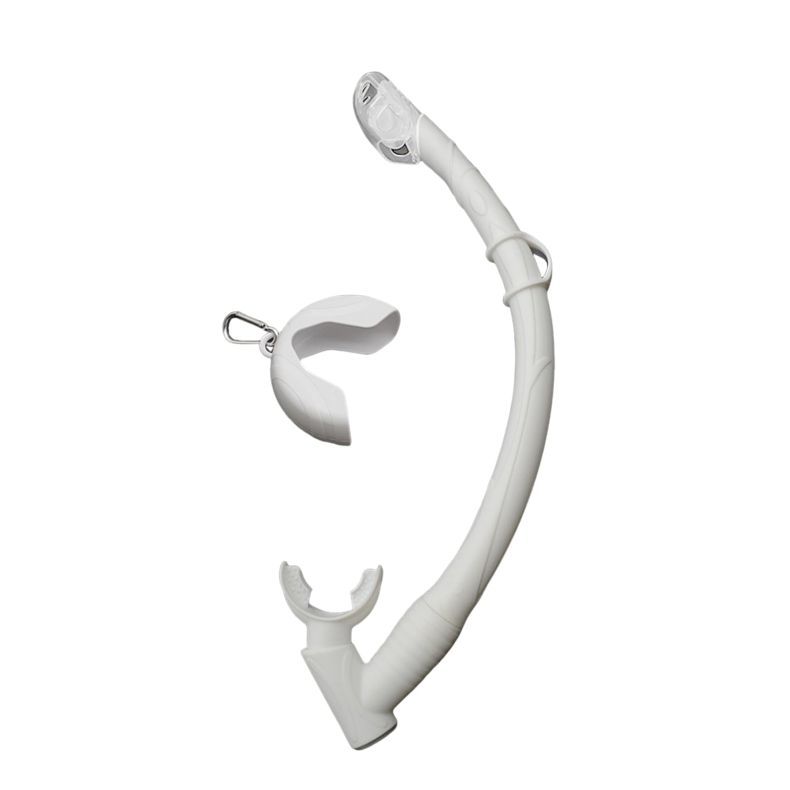 Jazuaiao Swim Snorkels with Hanging Buckles Folding Flexible Rolls Up Silicone Snorkels Freediving and Snorkeling Freediving for Scubas Diving