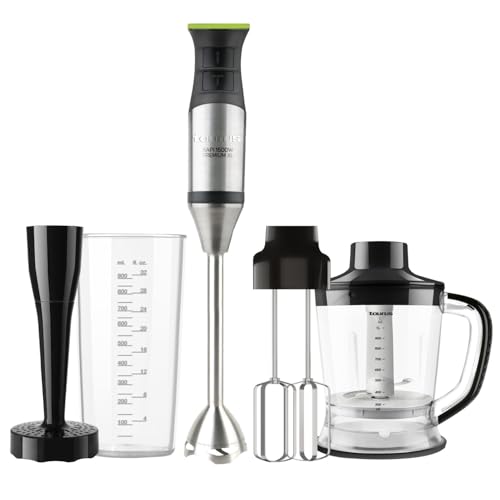 Taurus – Batidora Bapi Fullset | 1500W | 20 Velocidades + Turbo | Cuchillas y Varilla Inox | Ergonómica | Montaje fácil | Antisalpicaduras | Accesorios | Negro