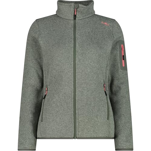 Veste polaire CMP femme contre les coups de froid en maille avocat L