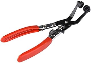 Locking Car Circlip Plier Hose Clamp Pipe Straight Curved Tube Plier Repair Tool Straight Curved Tube Plier Locking Car Pipe Fuel Coolant Clip Throat Hose Pliers Car Hose clamp pliers Fuel