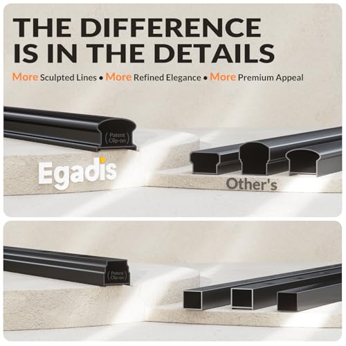 Image of Egadis 1 Pack 42 in. H x 8 ft. W Porch and Deck Railing Kit Without Post, Black Textured AAMA 2604 Powder-Coat Finish Modular Aluminum Railing System for Outdoor Decks, Porches & Balconies (1 Panel)
