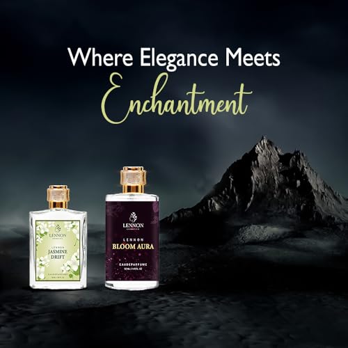 Image of Jasmine Drift & Bloom Aura Eau De Parfum Gift Set for Men & Women | Long Lasting Floral & Woody Fragrance | Premium Luxury Perfume Combo | Ideal for Gifting | 50 ml x 2