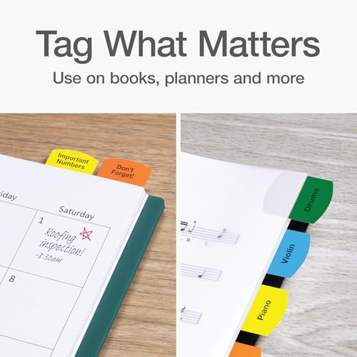 image for Redi-Tag Laser Printable Tabs, Permanent Index Tabs, Customizable Adhe