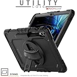 TECHGEAR UTILITY Case fits Samsung Galaxy Tab S10 Plus (S10+), S9 Plus, S9 FE Plus (S9 FE+) 12.4" Tough Rugged HEAVY DUTY Armour Shockproof Case with S-Pen Holder, 360 Stand, Hand & Shoulder Strap - Image 3