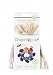 Produktbild Crayon rocks - Ungiftige Kinder SOYA-Wachsmalstifte [Stiftgriff anregend] - dauerhaftige Kreide in Einer Musselin-Tasche - 16 natürliche wachsbar Farben - zeichnen auf Papier und Stoff