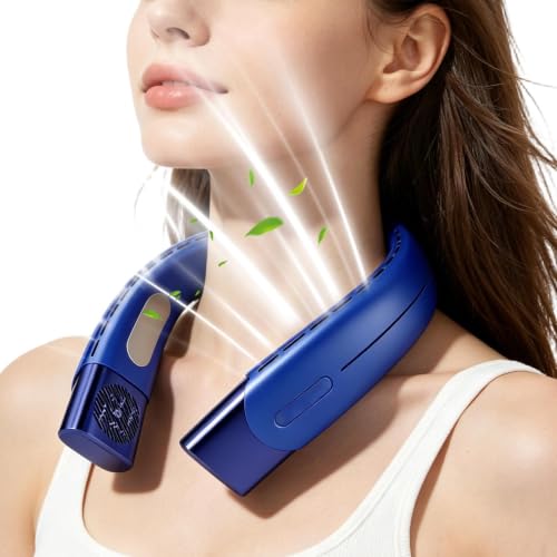 Ventilador de cuello portátil para escuela y desplazamientos urbanos en verano