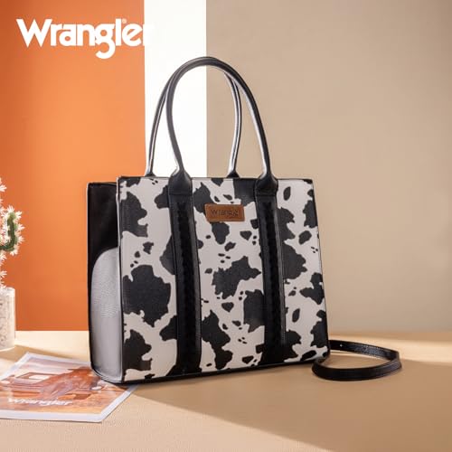 Image of Montana West x Wrangler Tote Bags Purses for Women Work Top-Handle Handbags with Strap