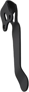 Eawfgtuw Clip trasero de titanio para Emerson, clip trasero de llave multiherramienta de titanio, para camping, senderismo, meticulosamente formado a mano y acabado (negro)