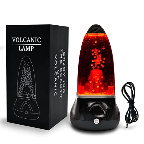 Lava Lamp, Lava Lamp for Adults, USB Powered Volcano Lava Lamps, Night