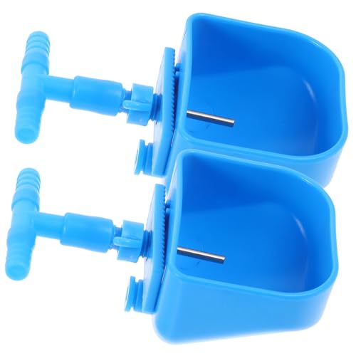 COLLBATH Automatic Water Dispenser for Rabbits 2-Pack Bunny Water Feeder Bowl Safe Materials Ideal for Breeding Farms