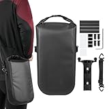 Installazione flessibile: migliora la tua esperienza in bicicletta con la nostra borsa da anteriore che supporta due posizioni di installazione: forchetta anteriore e sedile posteriore. Perfettamente adatto per mountain , bici da tour a lunga distanza e vari altri modelli, questa borsa offre soluzioni di archiviazione versatili e facili