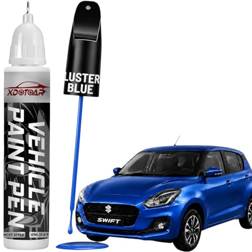 Image of XDOTOAR Car Touch Up Paint for Maruti Suzuki Swift Luster Blue (WBH) | 2K Paint Technology | Exact Color Match | Car Scratch Repair Paint Pen | Automotive Touch Up Paint | Quick Drying | Rust Protection | 18ml