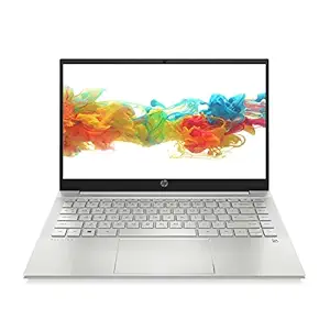 HP Pavilion 14 AMD Ryzen 5 14 inches FHD Micro-Edge Anti-Glare Display Laptop (8GB RAM/512GB SSD/ Radeon Graphics/ Windows 11/ Alexa Built-in/MS Office/B&O Audio/ 1.41kg/ Natural Silver)- 14-ec0036AU