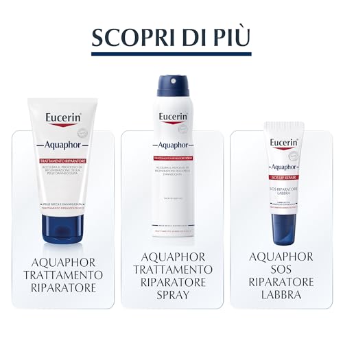 Eucerin Aquaphor Trattamento Riparatore 45 Ml, Crema Idratante Corpo E Viso Rigenerante Per Una Rapida Guarigione, Crema Viso Idratante Senza Profumo, Crema Corpo Idratante Pelle Secca E Screpolata - 8