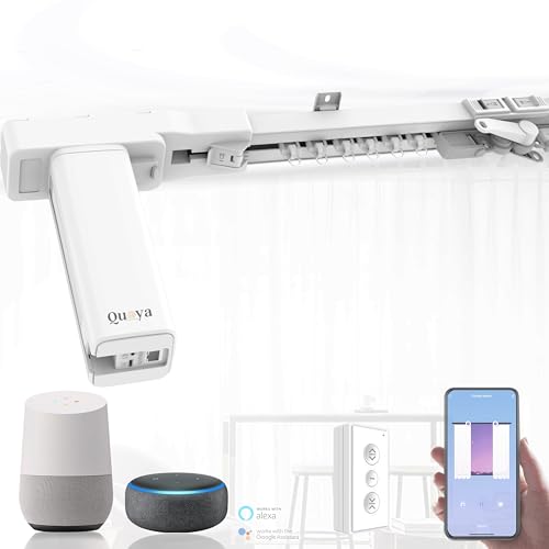 Quoya BL01 Smart Electric Curtain Track with Alexa