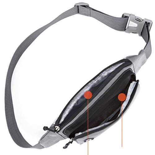 Bolsa de cintura de nylon resistente à água da Liobo, bolsa leve para guardar celular, pochete para