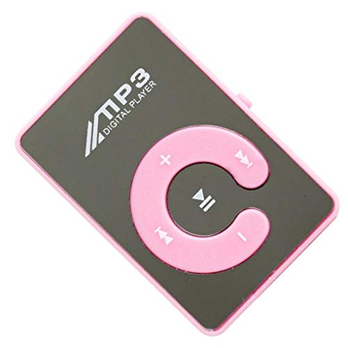 GFCGFGDRG Tarjeta de Espejo Clip USB de Deporte MP3 Player Sport Ayuda 8GB TF Mini portátil de música Media Player Cover