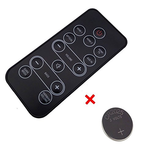 New Remote Control Replacment For Harman Kardon Sb 26 Sb26 060Hsb26Rm0 06-0Hsb26-Rm0 Bluetooth Sound Bar With Cr2025 Battery #TOP5
