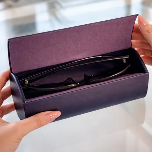 Image of opium 2 in 1 Sunglasses & Eyeglass Case | Dual Compartment Hard Shell Box for Men & Women | Protective Storage for Spectacles & Shades | Compact, Travel-Friendly Design