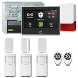 BATTERIE DE SECOURS & KIT : Batterie intégrée de 5000 mAh (jusqu'à 22h d'autonomie). Possibilité d'étendre le système jusqu'à 160 capteurs sans fil. LE KIT INCLUT : centrale avec sirène intégrée, sirène sans fil, 3x détecteur de mouvement, 3x détecteur porte/fenêtre, 2 télécommandes, adaptateur secteur et accessoires de montage.