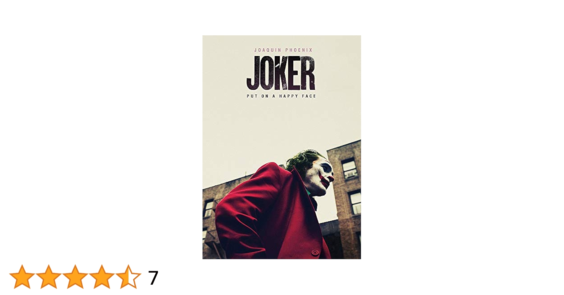 JOKER USオリジナルポスター　両面 ジョーカー オリジナル映画ポスター - 両面最終スタイル