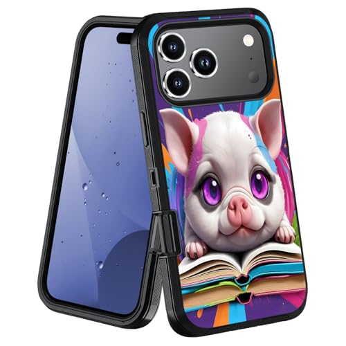 stmedazm Case for iPhone 18 Pro Max & 17 Pro Max, Cute Piglet