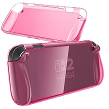 Honghao TPU Switch 2 Case for Nintendo 2 - Soft Protective Cover, Protection Grip Case for Nintendo Switch 2 2025 Console Accessories