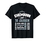 Feuerhochzeit 38. Hochzeitstag Geschenk