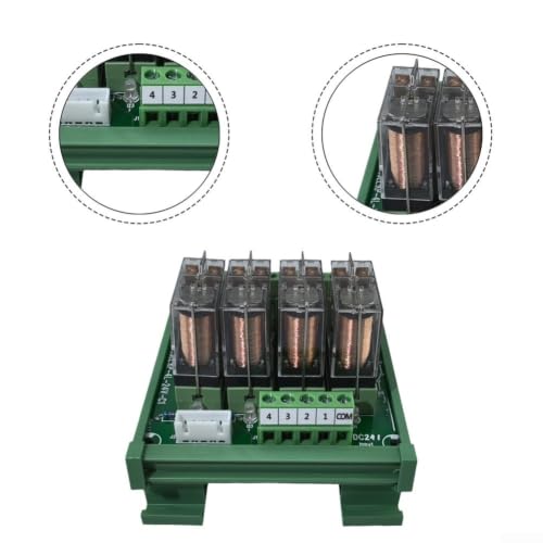Placa de relé de 4 canales que soluciona fallos de espacio en cuadros eléctricos PLC 7