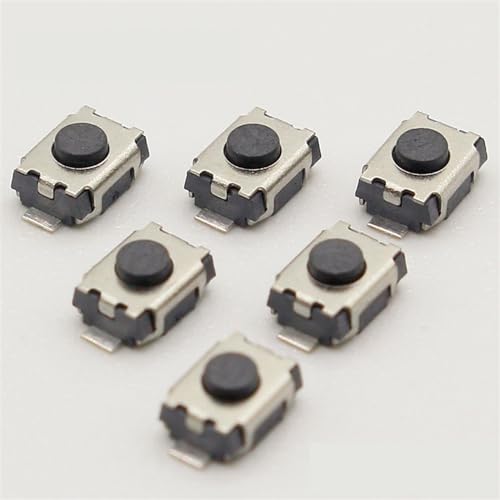 Boton micro interruptor momentáneo SMD 2 pines de tacto táctil 3x4mm en pack de 50 piezas