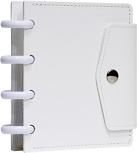 INS Upgrade Photocard Binder 3 Inch Kpop Album, Kpop Photocard Holder Book Mini Photo Album Kpop Album, 20 Pockets Fits 40 cards on the front and back (White)