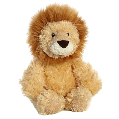 Aurora Snuggly Tubbie WubbiesTM Lion Stuffed Animal - Comforting Companion - Imaginative Play - Brown 10.5 Inches