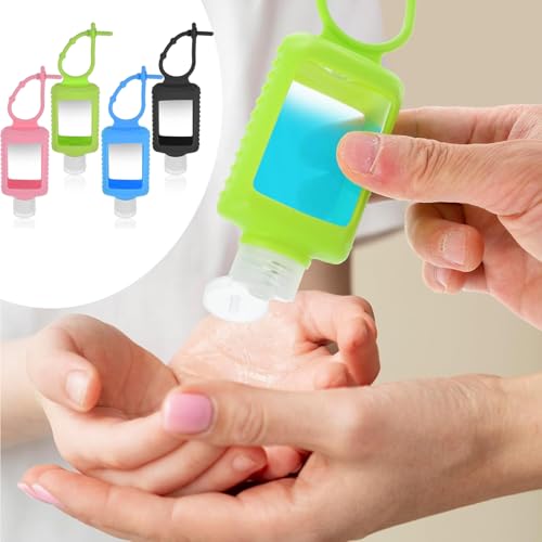 Travel Bottles Set - 4 Pack Refillable Hand Sanitizer Containers - Image 4