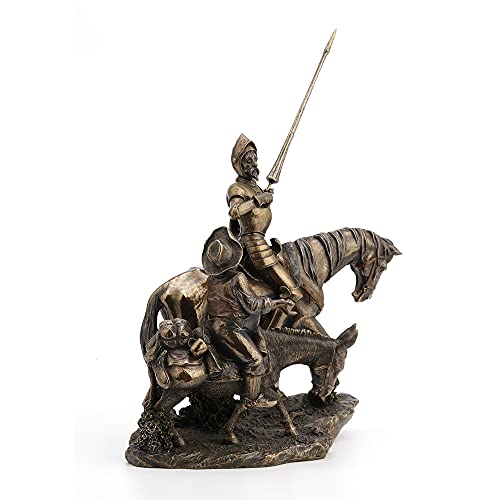Don Quixote & Sancho Panza Statue Sculpture - Thumbnail 2