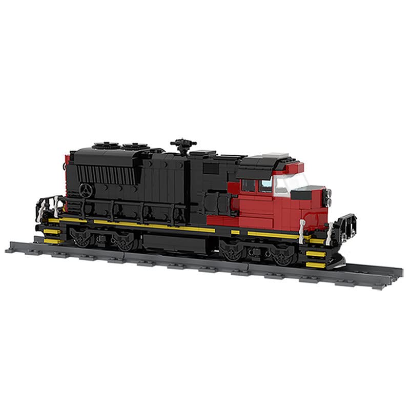 Steam Train Building Block Kit, Retro City Freight Train Model Classic  Vintage Steam Train Building Bricks Set (Compatible with Lego), Adults Fans