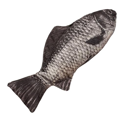 Rrlihjgu Caixa de lápis em forma de peixe, Estojo para lápis de bolsa de de peixe, Estojo de bonito e engraçado de nylon para escola, sala de aula, meninos, escritórios, presentes