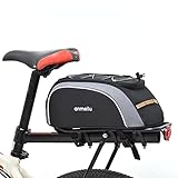 Fahrrad Gepäckträgertasche - Fahrradtasche | 8L wasserdichte Fahrrad Satteltasche Gepäckträger | Multifunktionale Gepäcktasche Stammkühltasche Mit Flaschenhalter Für MTB Rennrad Alle Fahrrad