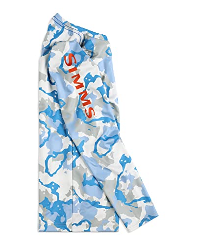 Simms Kid's Solar Tech Crewneck for Fishing, UPF 302