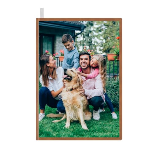 Cuadernos y diarios personalizados para mujeres y hombres, planificador personalizado de 100 hojas A5 con logotipo, fotos, texto, regalo de negocios, cuaderno de tapa suave personalizado